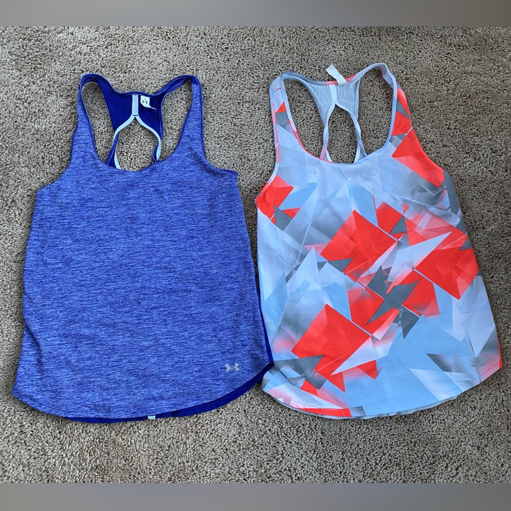 (2) Under Amour tank tops
